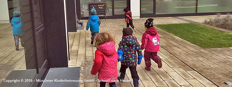 Münchner Kinderbetreuung - Schnell nach Hause